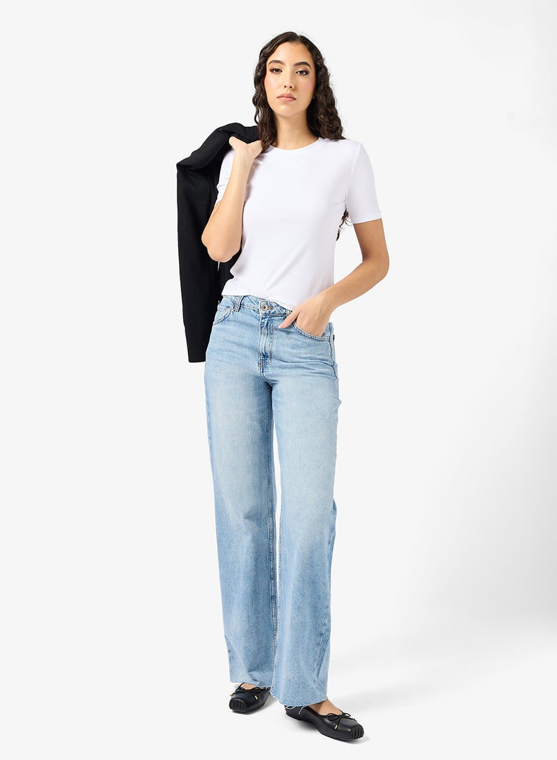 كالفن كلاين بلوزة مضلعة أساسية - Image 4