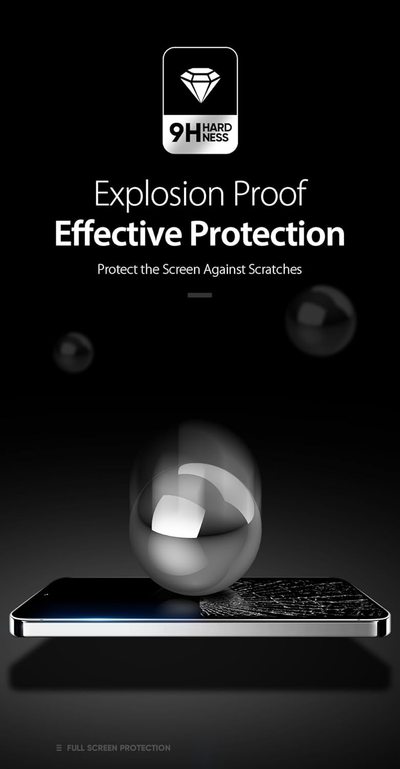 XTRENGTH Advanced HD+ Tempered Glass Screen Protector Designed for Samsung Galaxy S24 FE / A36 / A56 5G - Edge to Edge Full Screen Coverage with Easy Installation Kit (Anti-Scratch) - Image 3