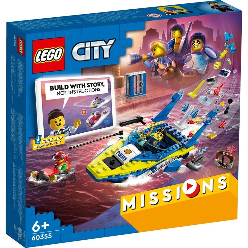 LEGO - City Water Police Detective Missions 298 Pieces - 60355 - Image 1