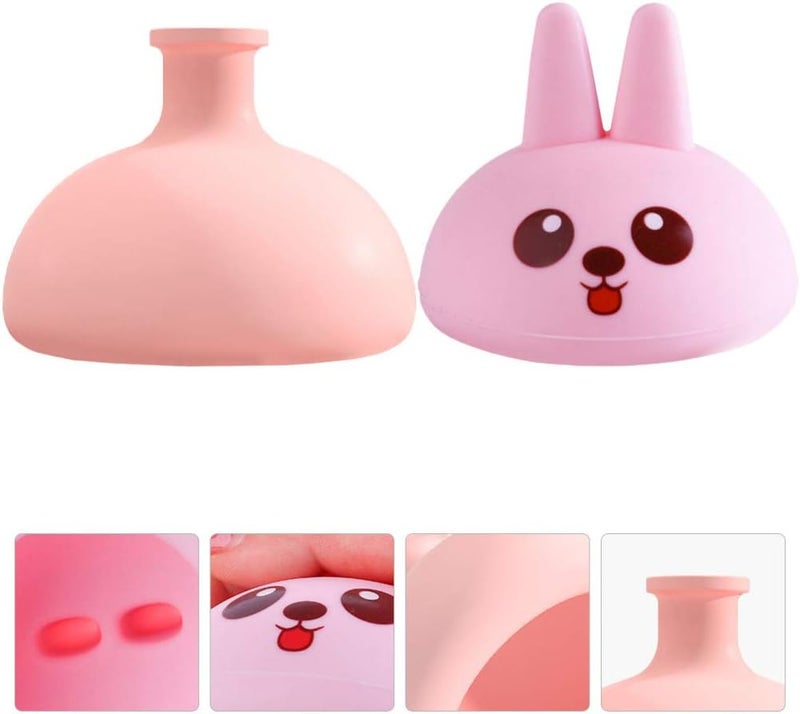 klarako 2Pcs Palm Chest Percussion Cup Silicone Pressure Drum Massager Sputum Remover Cup for Bed-Rest Patients Bedridden Elders Infant - Image 2