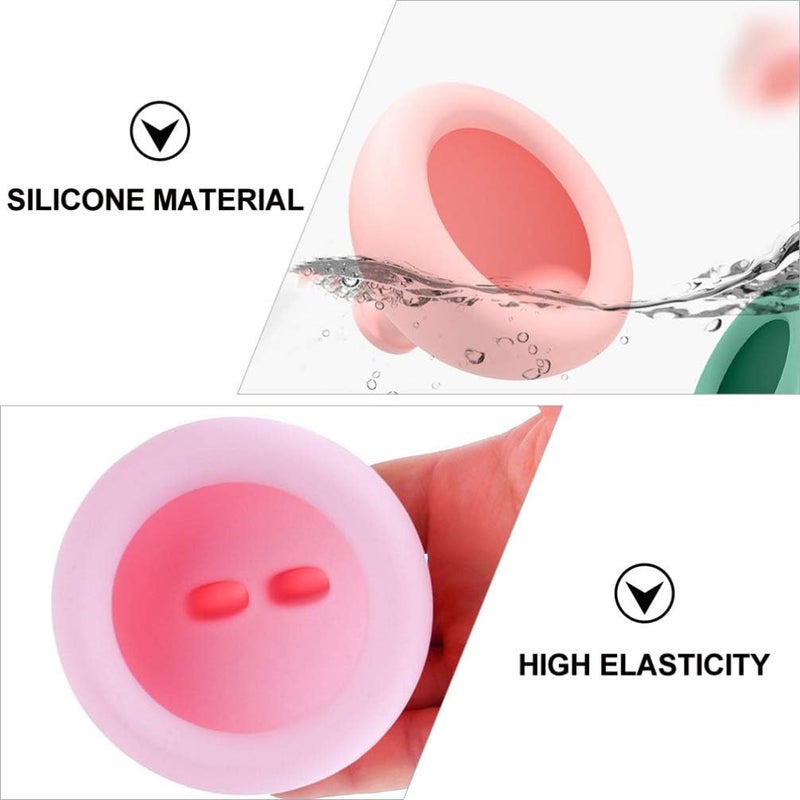 klarako 2Pcs Palm Chest Percussion Cup Silicone Pressure Drum Massager Sputum Remover Cup for Bed-Rest Patients Bedridden Elders Infant - Image 5