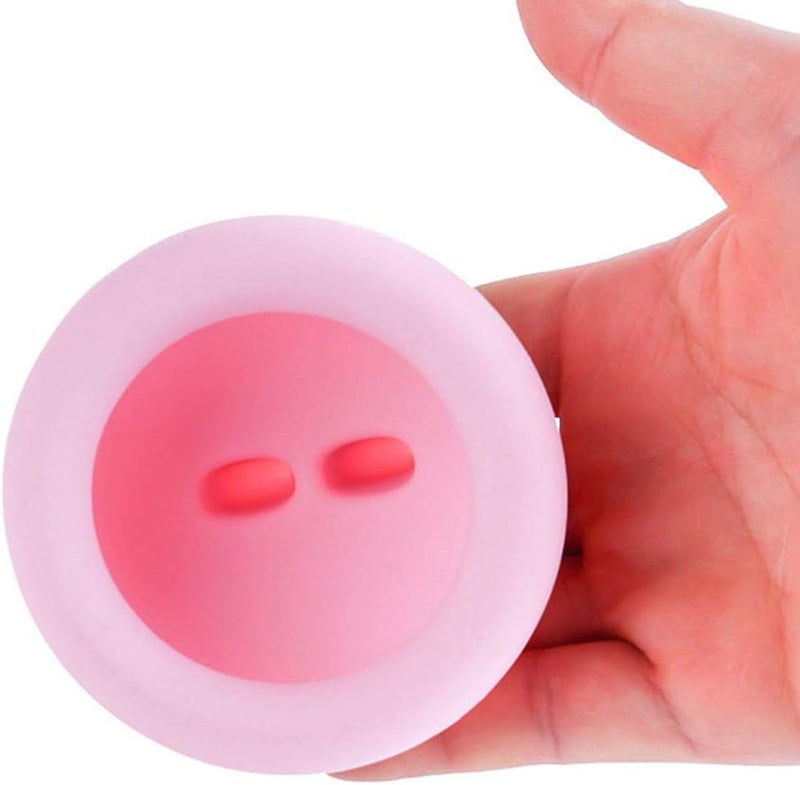 klarako 2Pcs Palm Chest Percussion Cup Silicone Pressure Drum Massager Sputum Remover Cup for Bed-Rest Patients Bedridden Elders Infant - Image 3