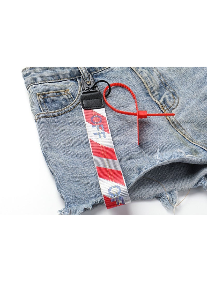 OFF-WHITE Street fashion keychain key ring lanyard - Image 2
