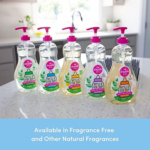 Dapple Baby Bottle Soap, Hypoallergenic Dish Soap for Baby Bottles, Powered by Plants, Mango Melon, 16.9 Fl Oz (Pack of 1) - Image 5