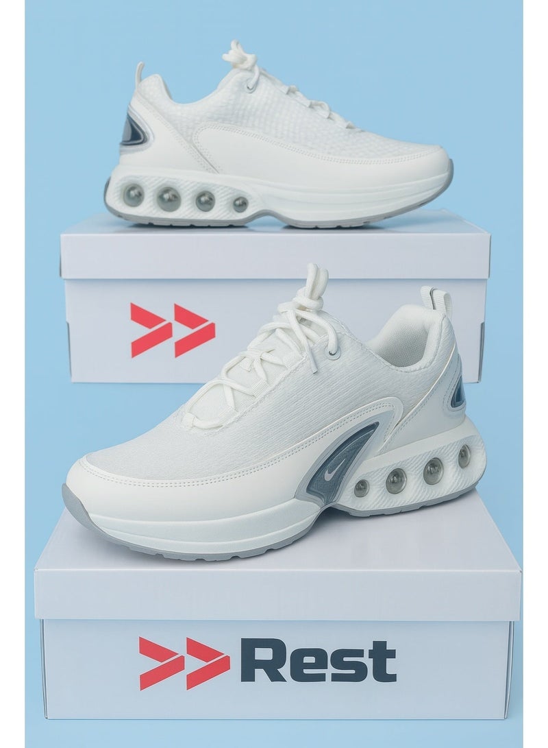 ريست حذاء رياضي رجالي من ريست بتصميم عصري ومريح مع وسادة هوائية - Image 2