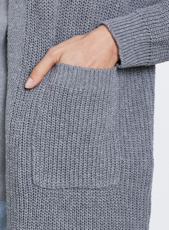 ستايلي كارديجان محبوك بقصة عادية - Image 4