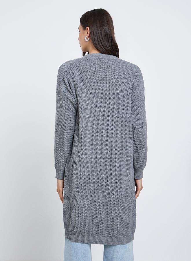 ستايلي كارديجان محبوك بقصة عادية - Image 5