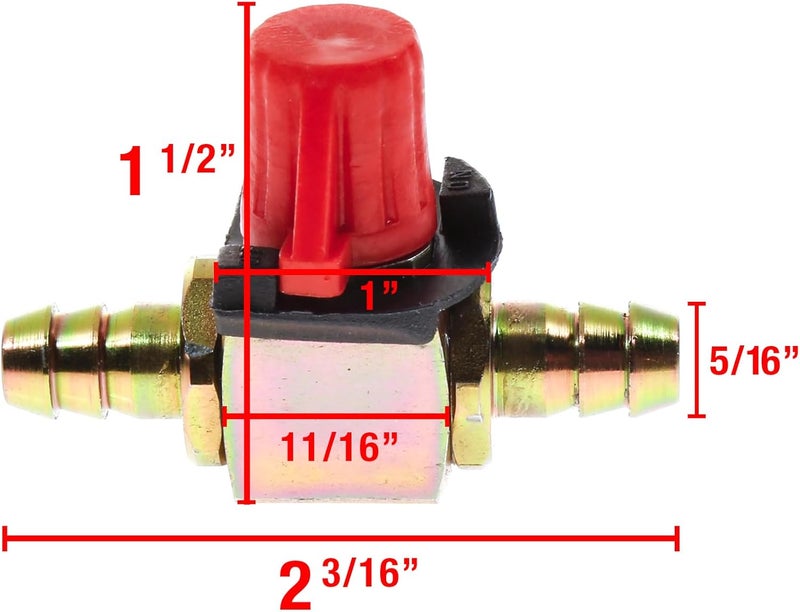 Raider Straight In Line Fuel Shut Off Valve - Image 2