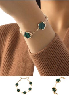 YUCCA Elegant Gold Colored Rose Design Bracelet  - Image 5