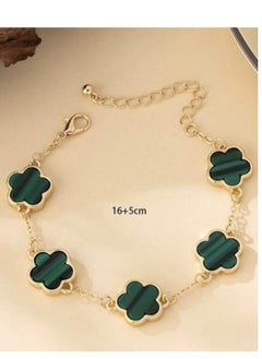 YUCCA Elegant Gold Colored Rose Design Bracelet  - Image 4