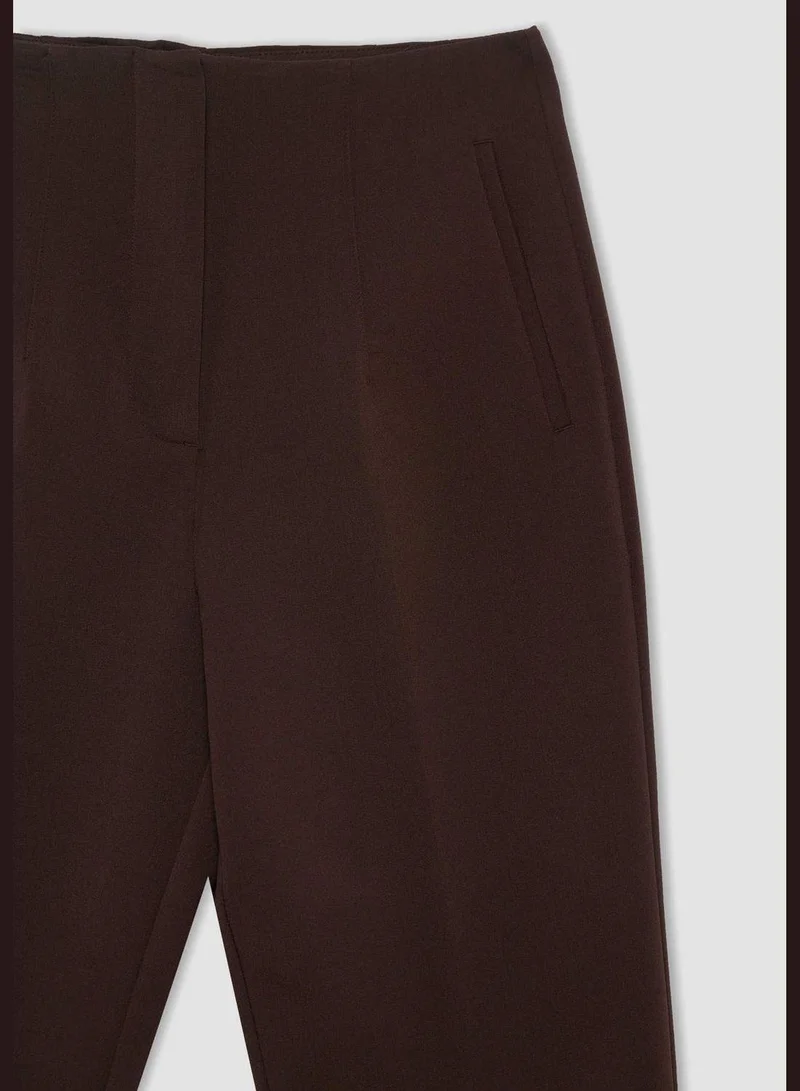 DeFacto Slim Fit High Waisted Chinos