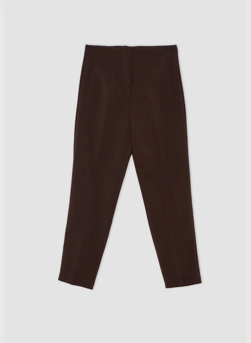 DeFacto Slim Fit High Waisted Chinos
