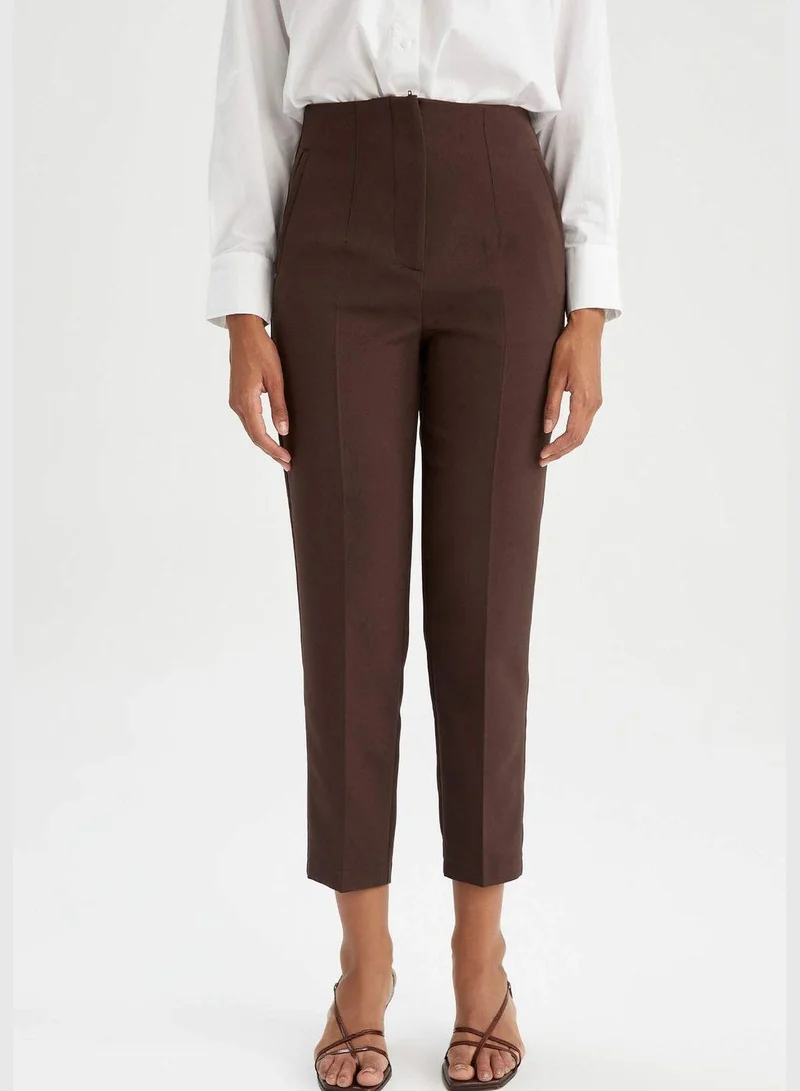 DeFacto Slim Fit High Waisted Chinos