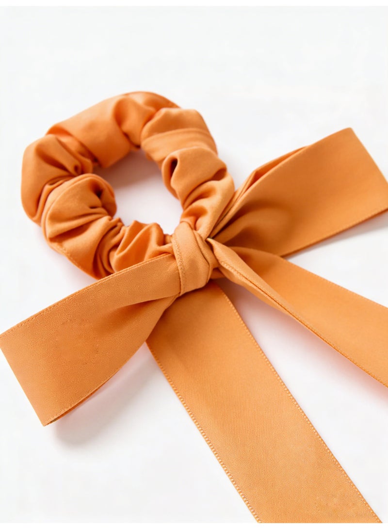 لولوليمون Lululemon satin tight headband with bow tie - a signature hair accessory for yoga, gym, and daily styling - Image 3