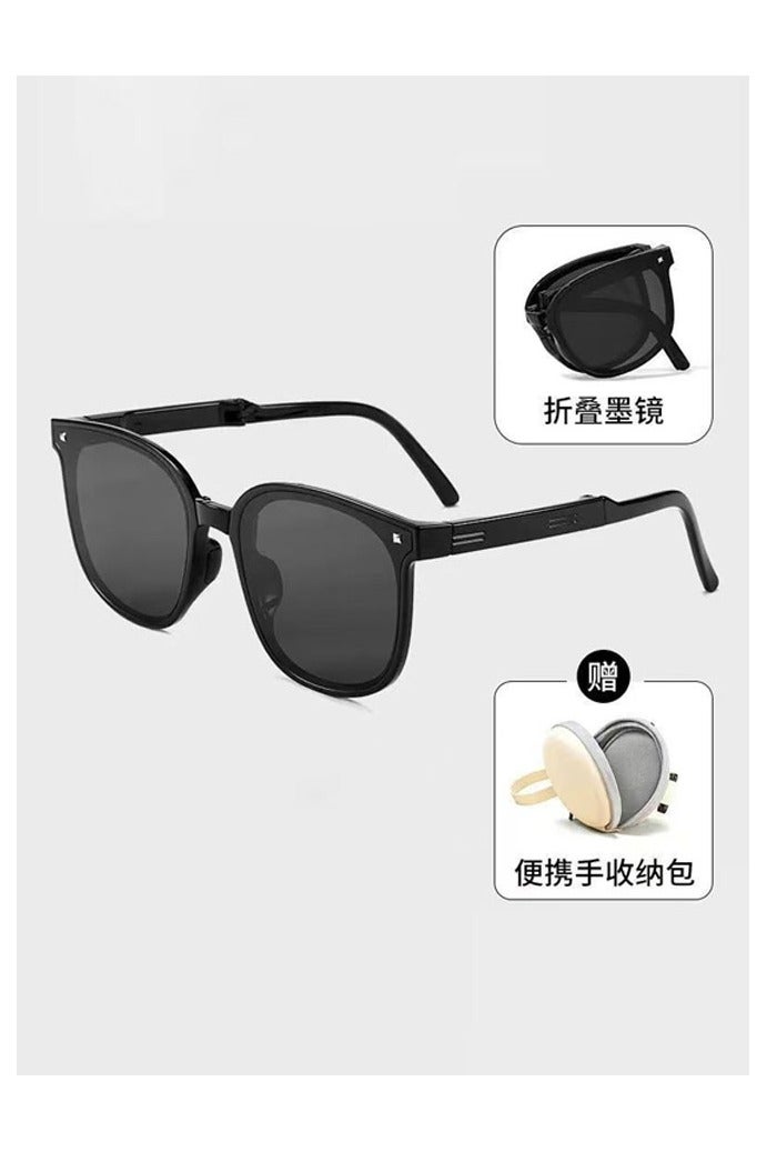 نظارات شمسية رجالية ونسائية بتصميم رياضي عتيق مضادة للأشعة فوق البنفسجية - Image 1