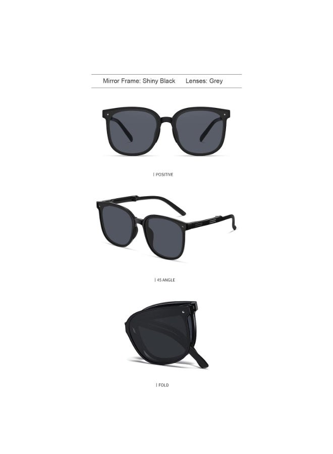 نظارات شمسية رجالية ونسائية بتصميم رياضي عتيق مضادة للأشعة فوق البنفسجية - Image 2