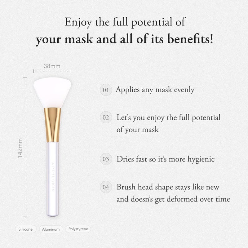 APRILSKIN Jelly Brush | Mask Application Tool for Even Coverage | Skincare Enhancer | Durable Silicone | Easy to Clean | Face Mask Applicator | All Skin Types | Kbeauty Accessory | 1 Piece - Image 2