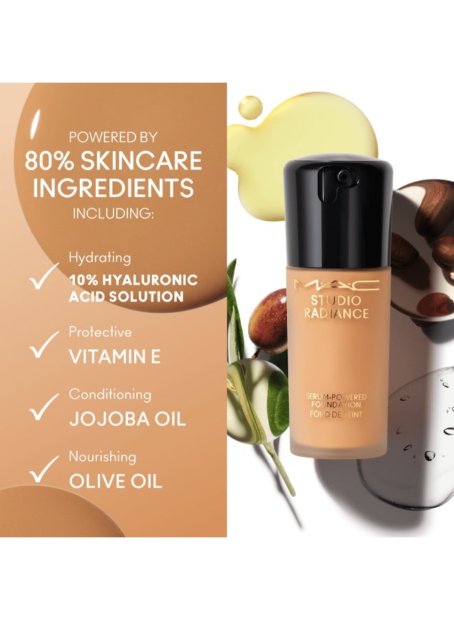 MAC studio radiance high coverage serum foundation nw18 Beige - Image 5