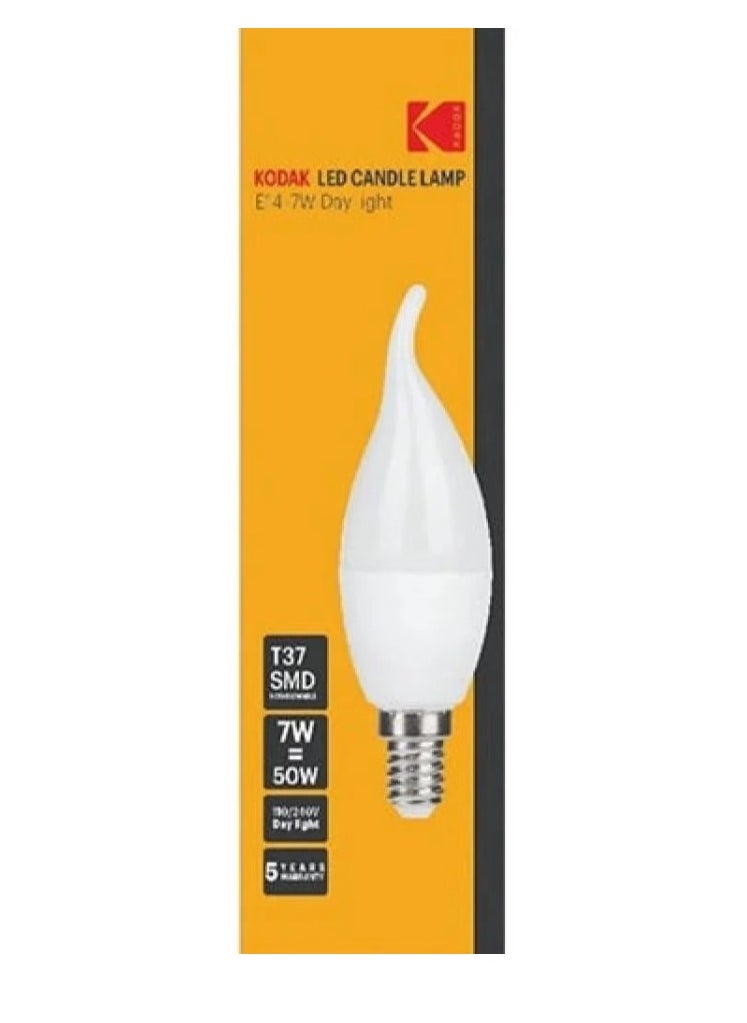 Kodak مصباح شمعة LED E14-7W ضوء دافئ - Image 1