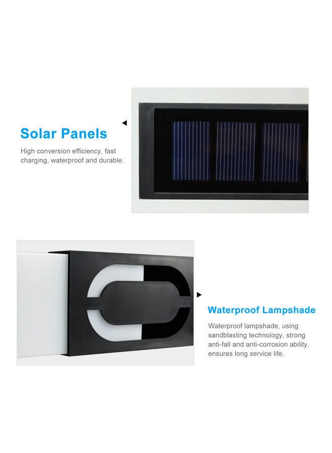 NIBEMINENT Solar House Number Light Black/White  - Image 2