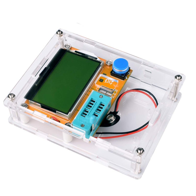 AiTrip LCR-T4 Mega328 Digital Transistor Tester Resistance Capacitance Diode Triode Capacitance Resistance ESR Meter MOS PNP NPN LCR with Case - Image 4