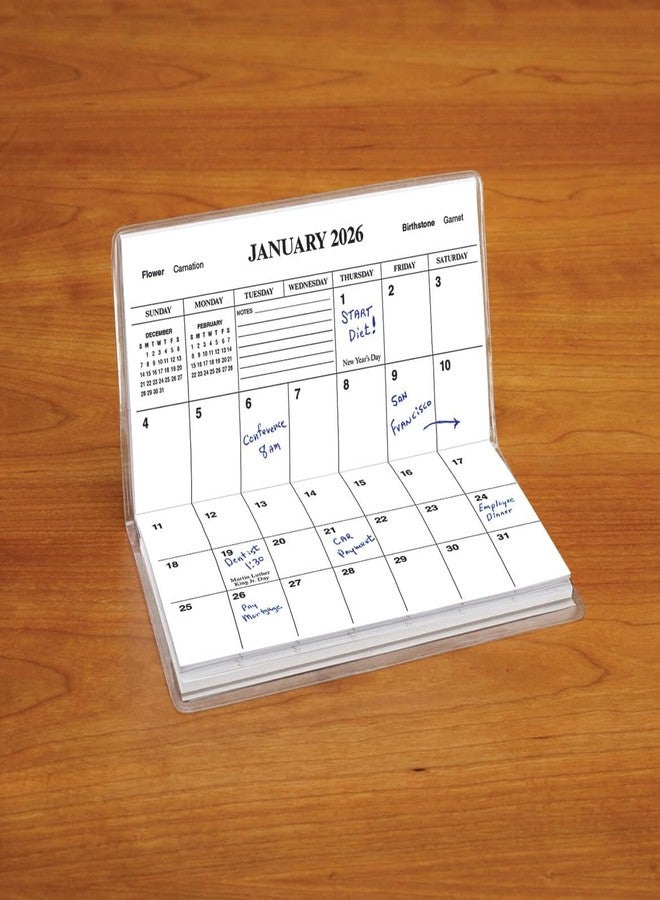 Miles Kimball Custom Butterflies 2 Year Planner - Pocket Sized Calendar Ideal for Purses, Briefcases, or Backpacks – 6 ¾ inches x 3 5/8 inches - Image 2