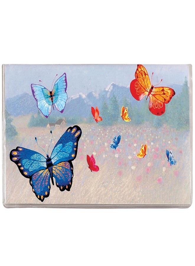 Miles Kimball Custom Butterflies 2 Year Planner - Pocket Sized Calendar Ideal for Purses, Briefcases, or Backpacks – 6 ¾ inches x 3 5/8 inches - Image 1