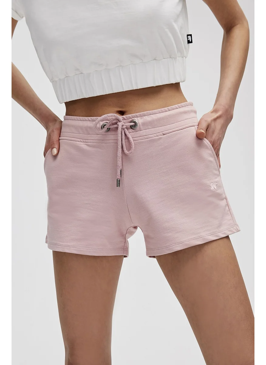 باد بير Women's Powder Pink Shorts Sierra Sweatshort