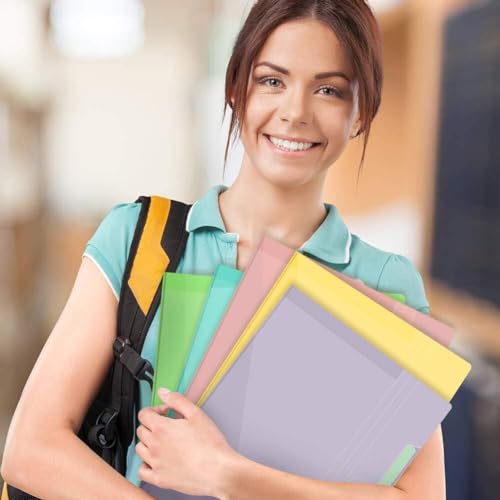 Corslet File Folder for Documents A4 Size Paper Office Students Certificate Holder Storage Organizer 5 Pockets (Pack of 2) (5 Pocket (Pack of 5)) - Image 5