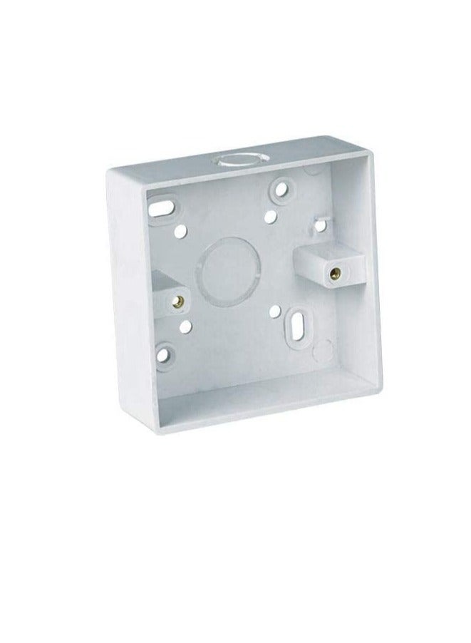 UHcom Surface PVC Box for Switch or Socket White - Image 3