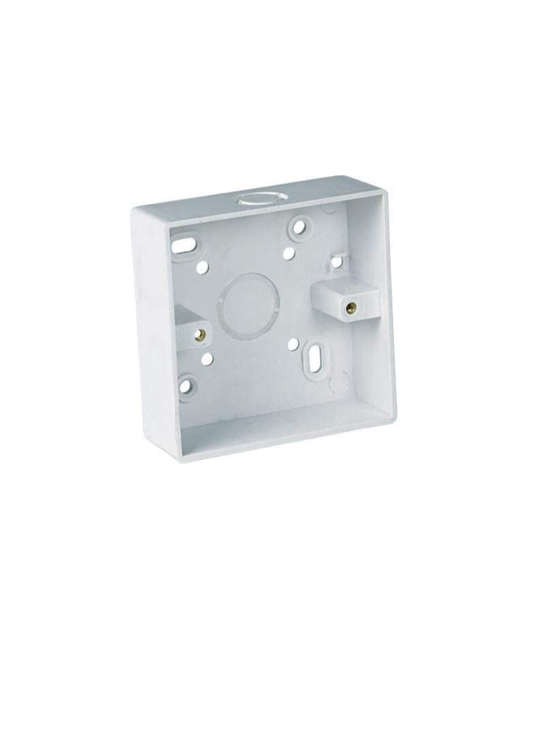 UHcom Surface PVC Box for Switch or Socket White - Image 2