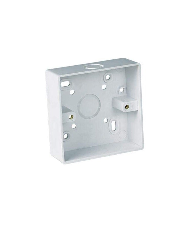 UHcom Surface PVC Box for Switch or Socket White - Image 1