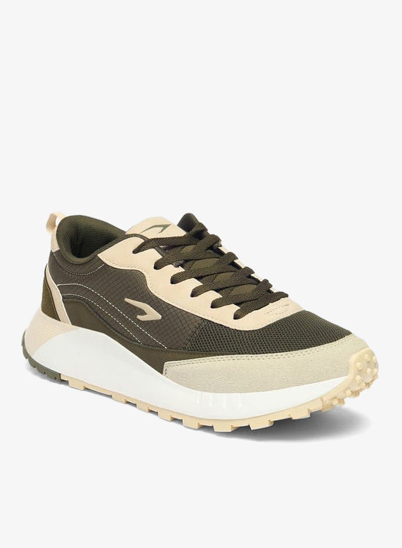 Dash Men's Colourblock Sports Shoes with Lace-Up Closure - Image 3