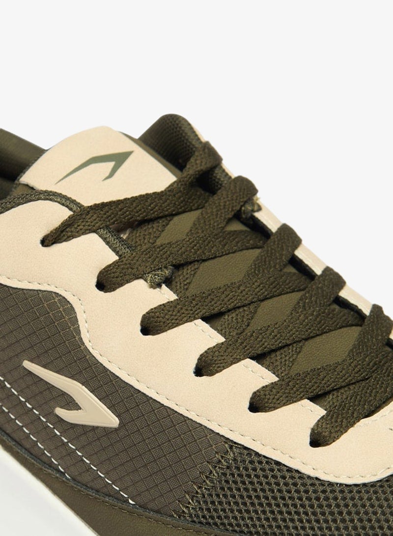 Dash Men's Colourblock Sports Shoes with Lace-Up Closure - Image 4