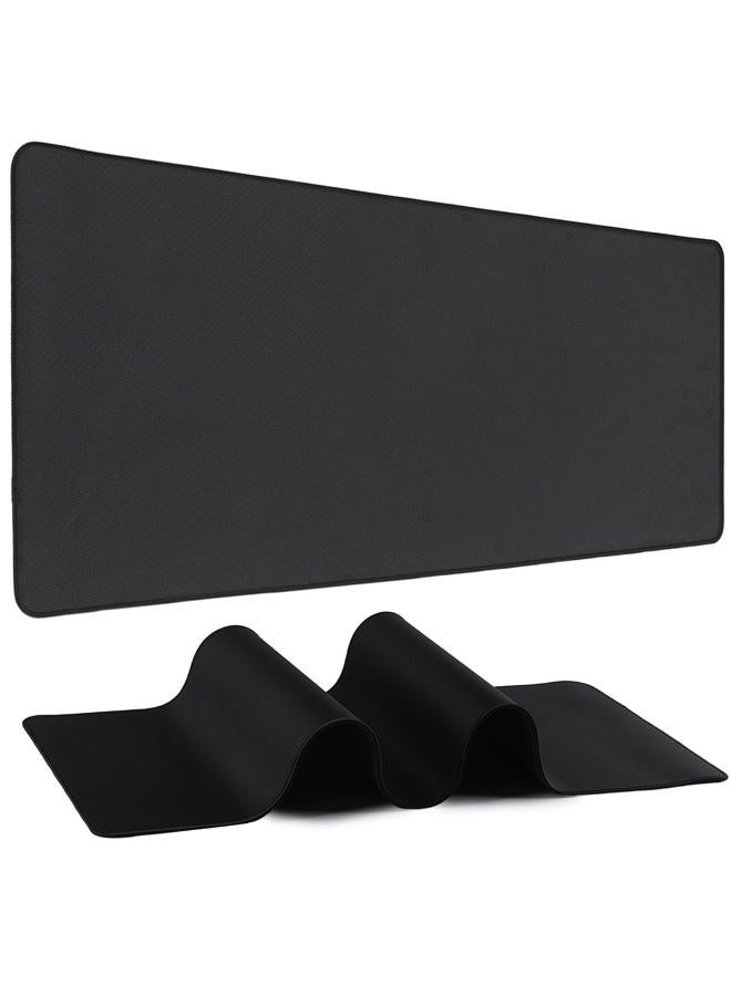 Yuhijoy Mouse Pad Gaming - Desk Mat for Keyboard and Mouse - Black Large Mouse Pad for Desk, Mousepad (31.5 x 11.8inch) with Non-Slip Base, Desks Pad Mat for Gaming, Office and Home - Image 1