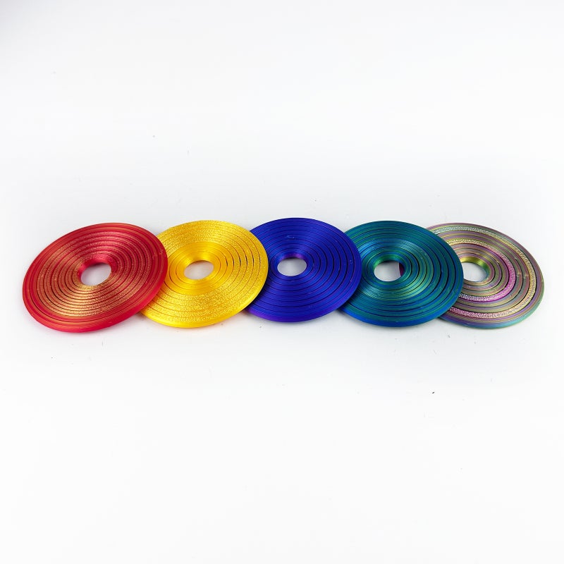 WU 3D Printed Fidget Spinner with Colorful Rotating Rings - Stress Relief  Toy - Image 5