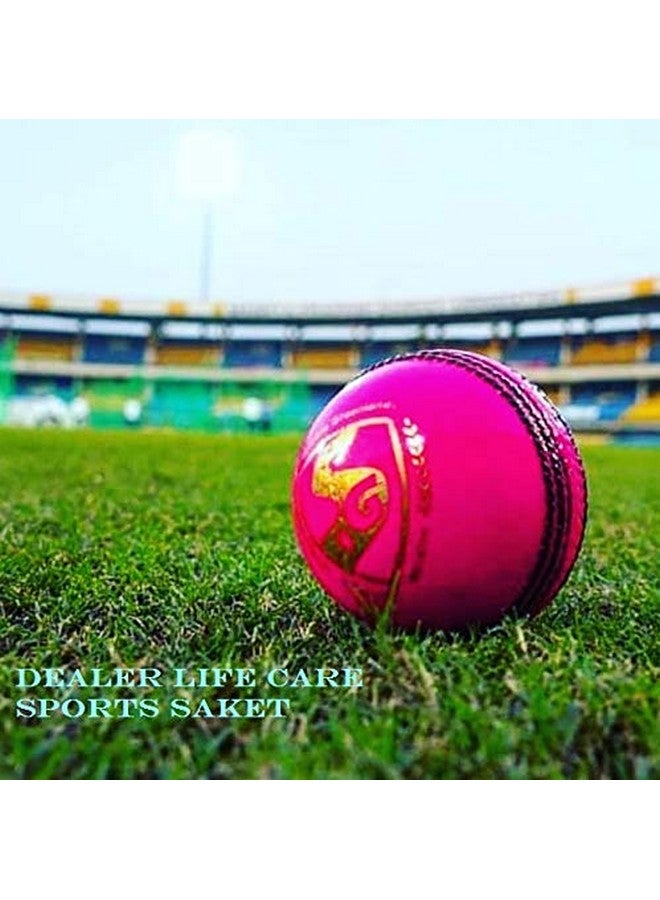 SG كرة كريكيت جلدية (وردية) بحجم النادي، قياسي - Image 1