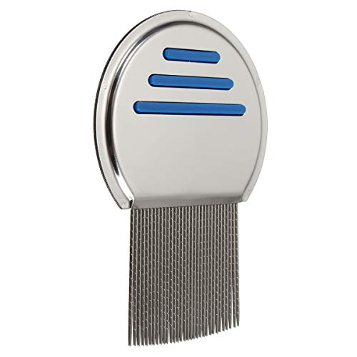 Alexvyan Premium Metal Teeth| Stainless Steel| All Hair Type| Head Lice| Nit & Egg| Easy to Use| Reusable Comb for School Kids & Women - Image 1