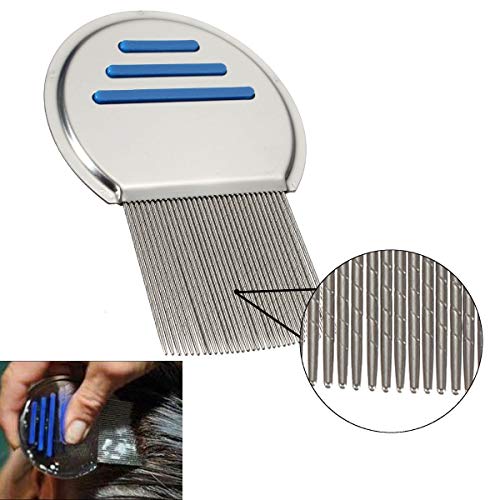 Alexvyan Premium Metal Teeth| Stainless Steel| All Hair Type| Head Lice| Nit & Egg| Easy to Use| Reusable Comb for School Kids & Women - Image 2