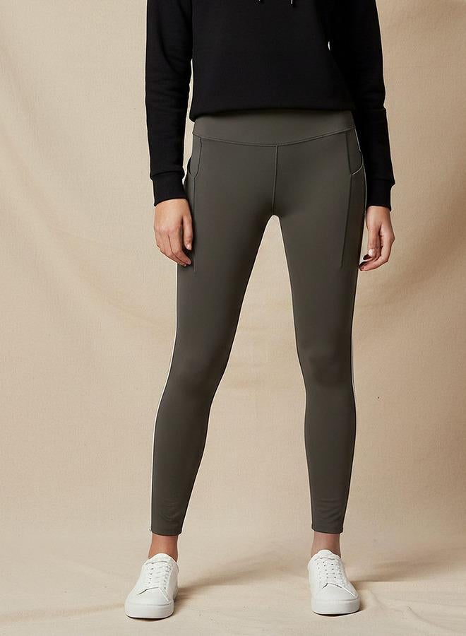 Kappa Women Cell Phone Pocket and 2 Way Stretch Leggings - Image 1