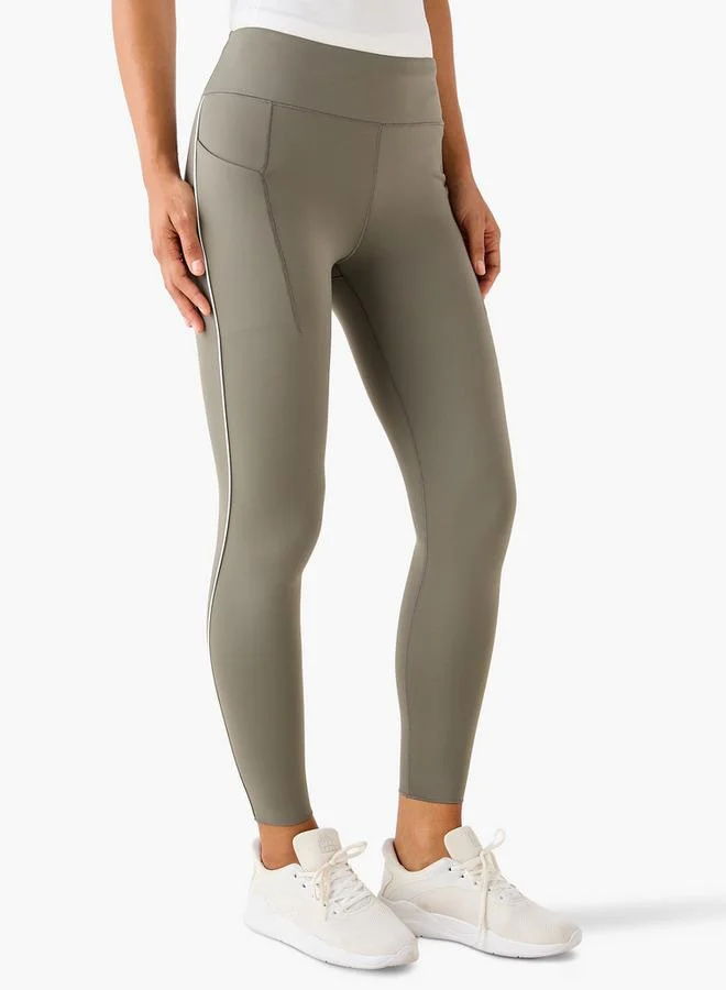 Kappa Women Cell Phone Pocket and 2 Way Stretch Leggings
