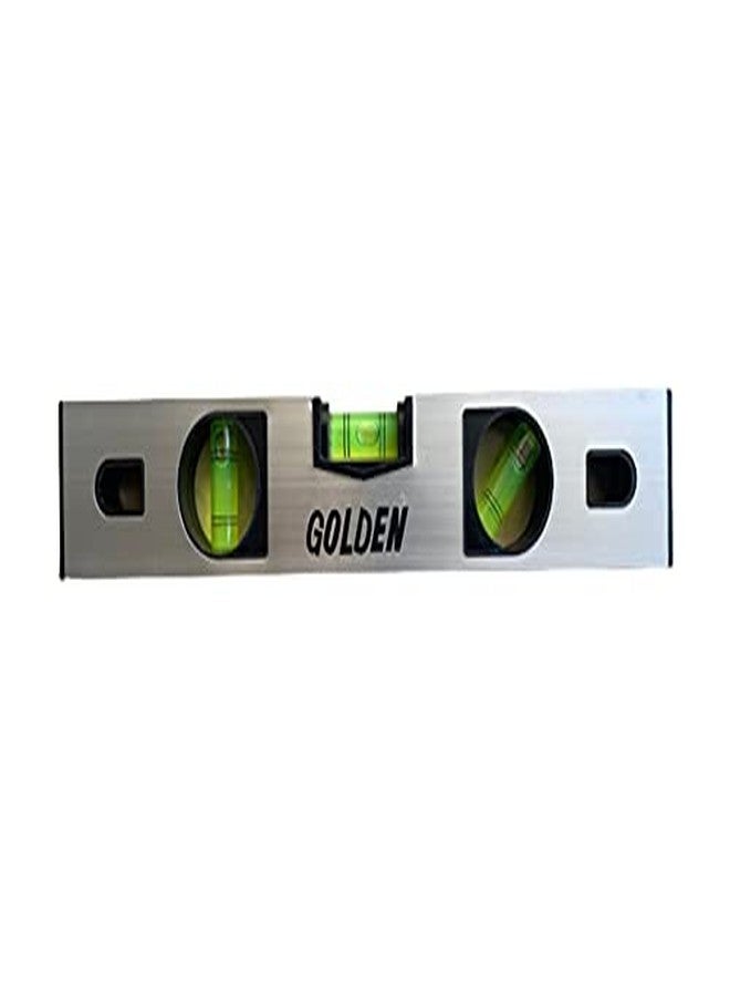 Zebra Premium Tools Z-MS01 Golden 12 Inches Magnetic Spirit Level ; 30CM Aluminum Frame Magnetic Carpenter's Level - Image 1