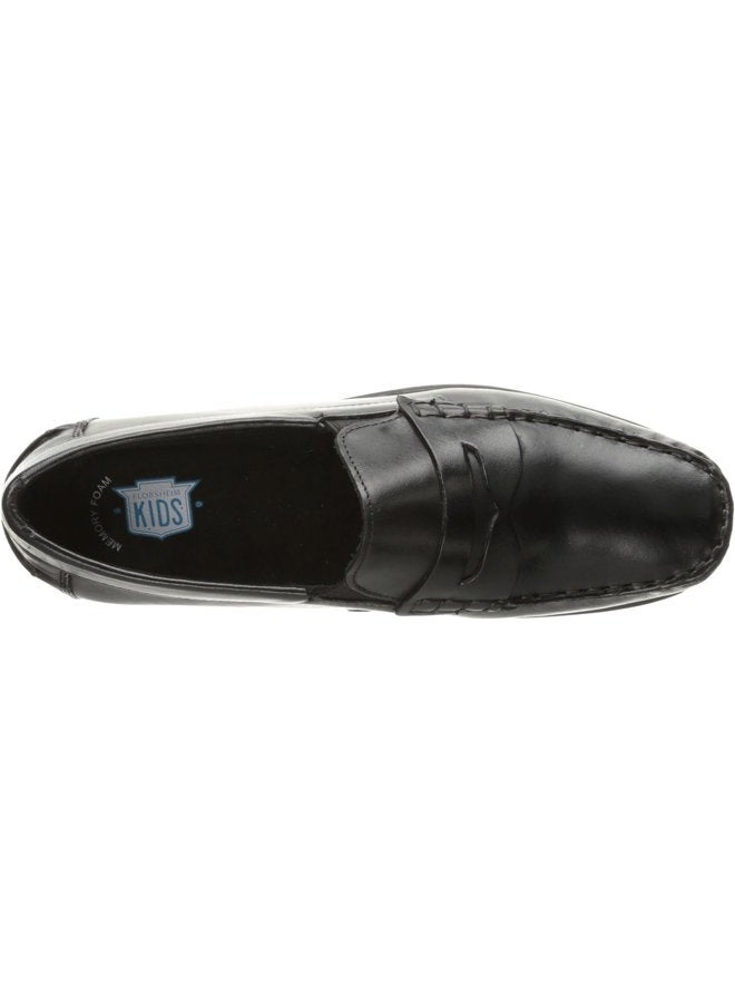 Florsheim Boy's Jasper Driver Jr Loafer, Black, 1 Big Kid - Image 2