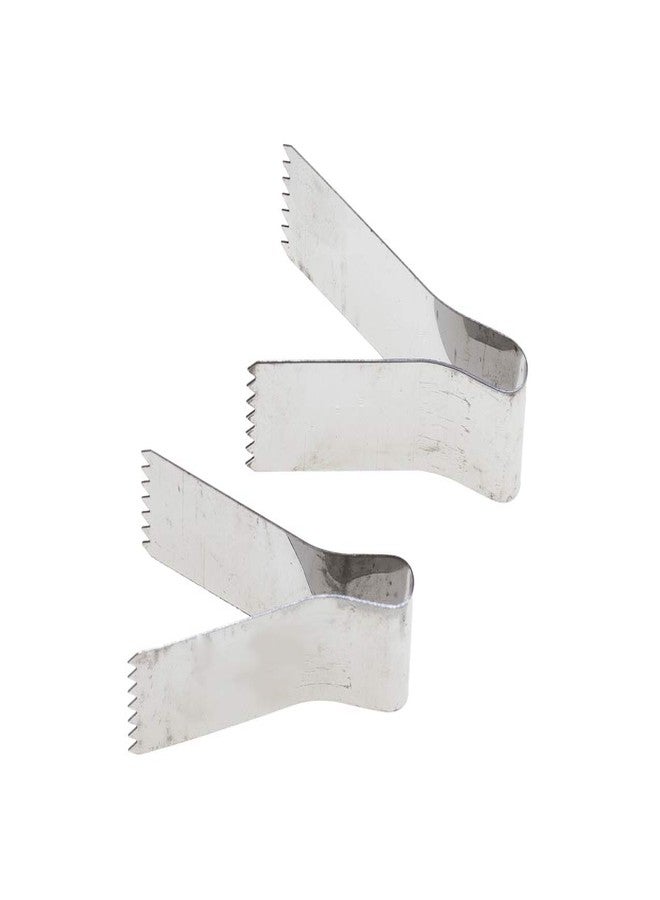 Tredoni 2pcs | 2.4" Pastry Tongs - Maamul Cookie Maker & Service - Dough Scraper Press, Stainless Steel - Image 1