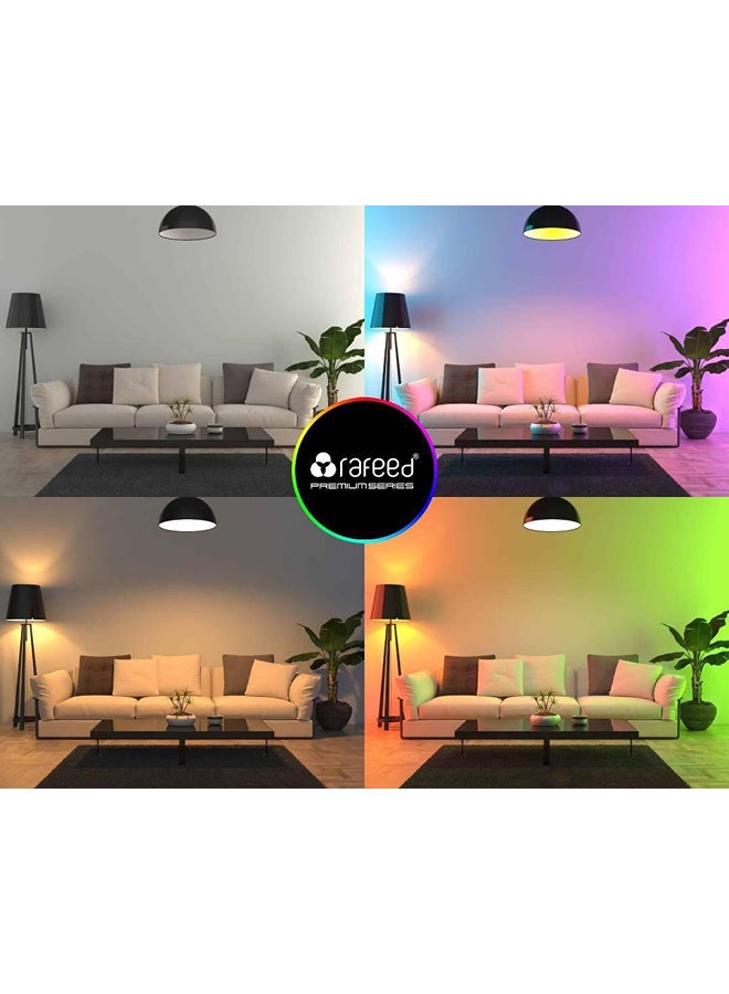 Rafeed LED Smart WiFi Bluetooth Bulb E27 RGB  WW 12W - Image 4
