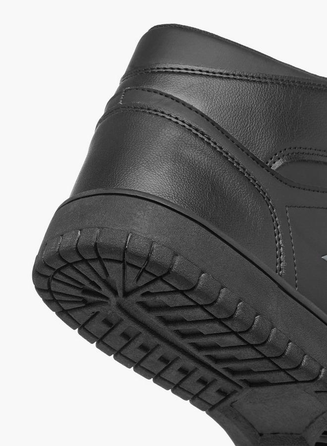 Oaklan by Shoexpress Men's Colourblock High Top Sneakers with Lace-Up Closure - Image 5