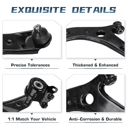 Autsurles Front Lower Control Arm with Ball Joint for Mazda 3 2004-2009, for 3 Sport 2009, for Mazda 5 2006-2017 Suspension Kit K620040 K620041 2 PCS - Image 4