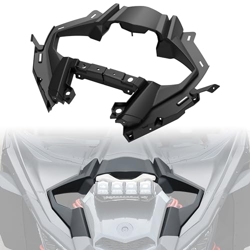 SAUTVS Front Central Hood Fender for Can-Am Maverick X3, Black Front Fender Kit for Can Am Maverick X3 Max Turbo R RR 2017-2025 Accessories (Replace #705010671, 705014684) - Image 1