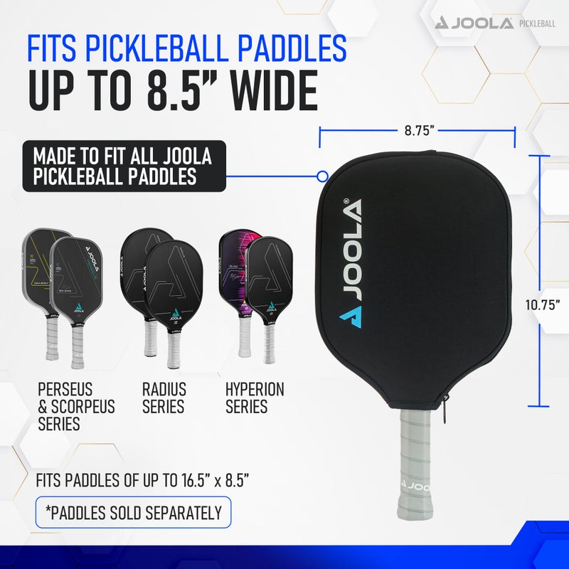 JOOLA Universal Pickleball Paddle Cover - Neoprene Sleeve Fits All Pickleball Paddles - Accessory for Standard, Wide, & Elongated Rackets - Covers Paddles Up to 8.5" Wide, 16.5" Long - Image 3