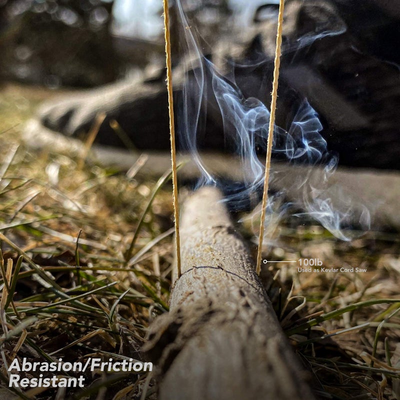 emma kites 100% Kevlar Braided String Utility Cord 100Ft 350Lb Abrasion Flame Resistant, Tactical Survival Fishing Assist Cord Model Rocket Paracord Trip Line Camping Cordage - Image 5